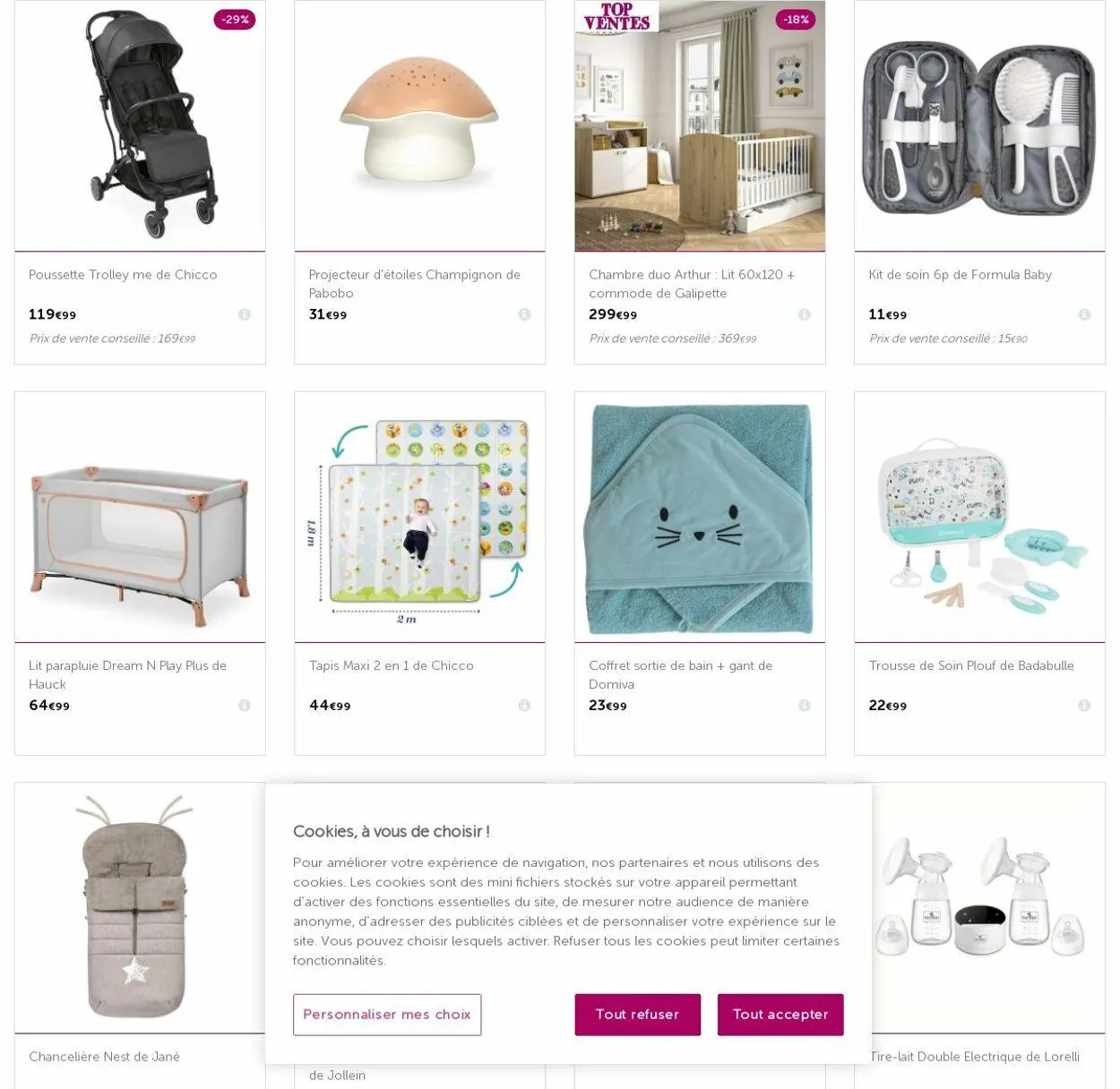 autour de bébé Catalogue actuel du 17 mars au 26 mars 2025 - Catalogue page 2