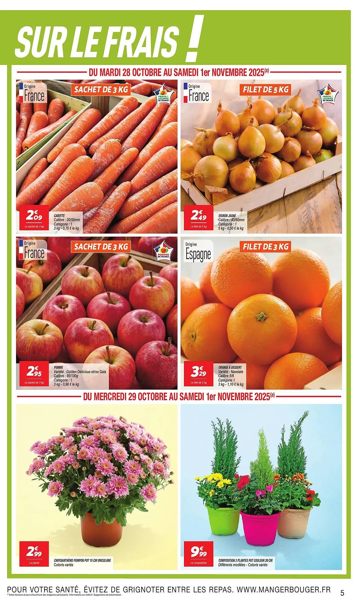 Catalogue Netto du 28 octobre au 10 novembre 2025 - Catalogue page 5