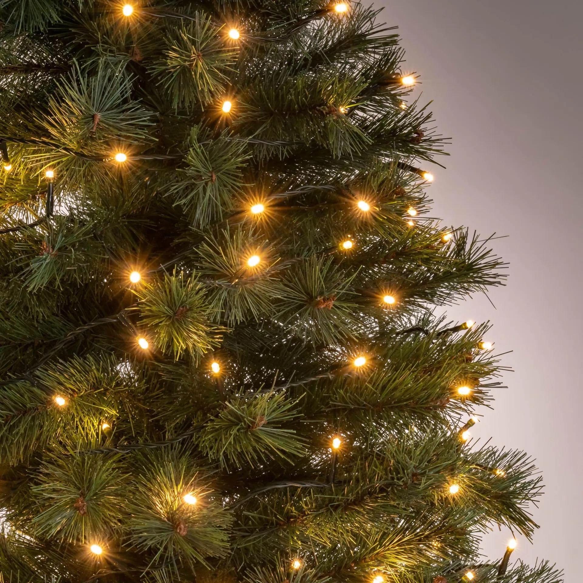 Guirlande lumineuse à gouttes L18m - jaune