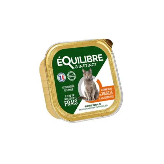 Terrine à la volaille pour chat stérilisé
