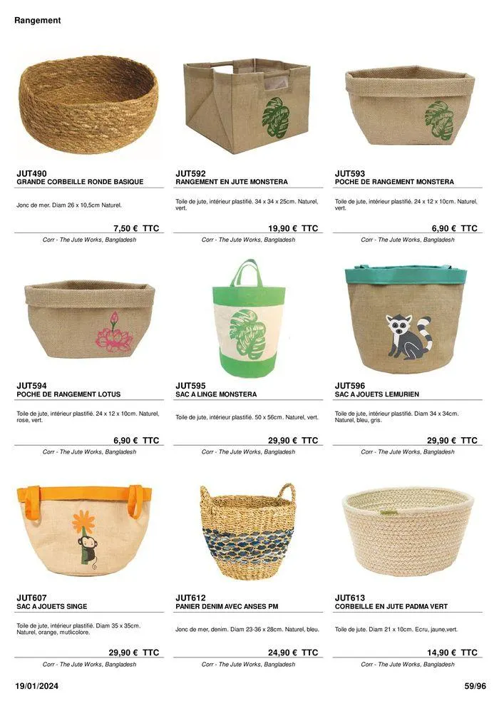 ARTISANAT . DéCORATION . MODE . JOUETS du 9 février au 31 août 2024 - Catalogue page 61