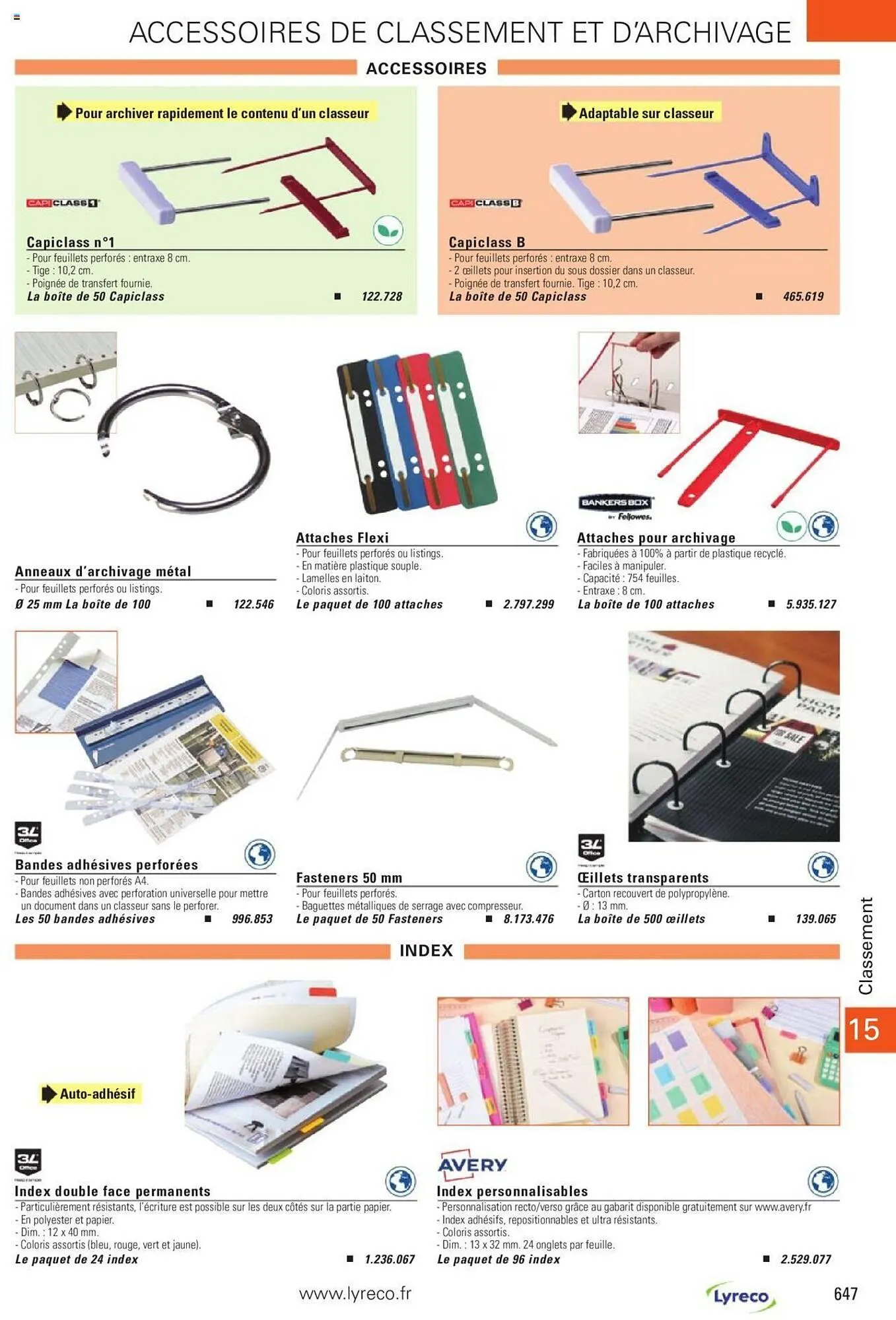 Catalogue Lyreco du 15 mai au 31 décembre 2023 - Catalogue page 647
