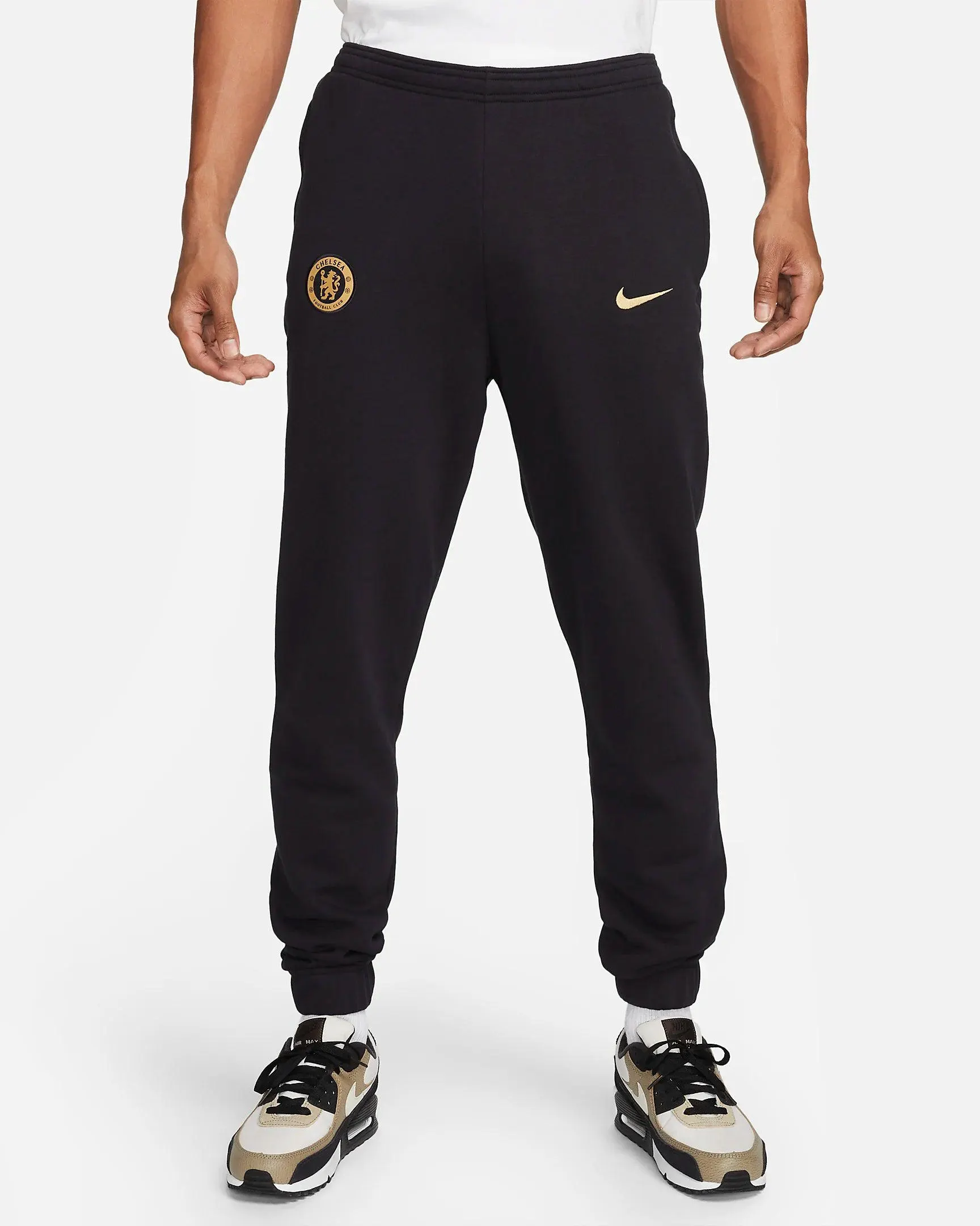 Pantalon Chelsea Fleece 2023/2024 - Noir/Doré