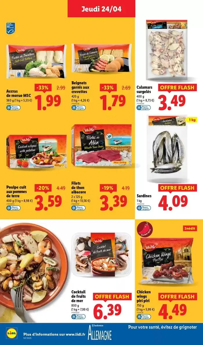 Fan de barbecue ? Retrouvez une sélection de viandes, sauces et bien plus à prix Lidl ! du 24 avril au 29 avril 2025 - Catalogue page 26