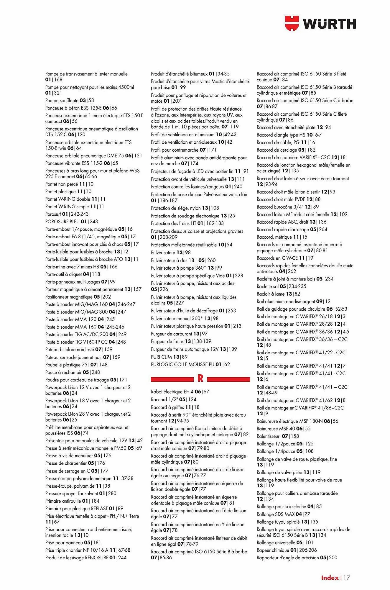 Catalogue Würth du 29 décembre au 31 décembre 2023 - Catalogue page 94