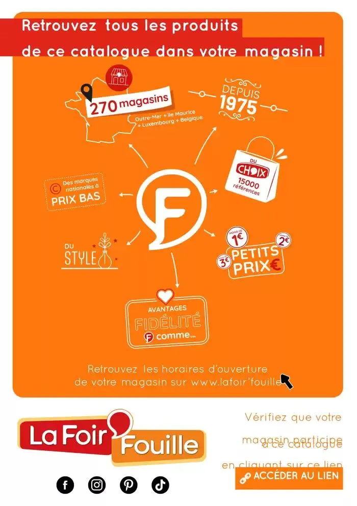 Parce qu’on sait que vous ne voulez pas louper la saison des barbecues et des apéros sur la terrasse, on a TOUT prévu pour vous préparer ! du 1 avril au 30 avril 2025 - Catalogue page 10