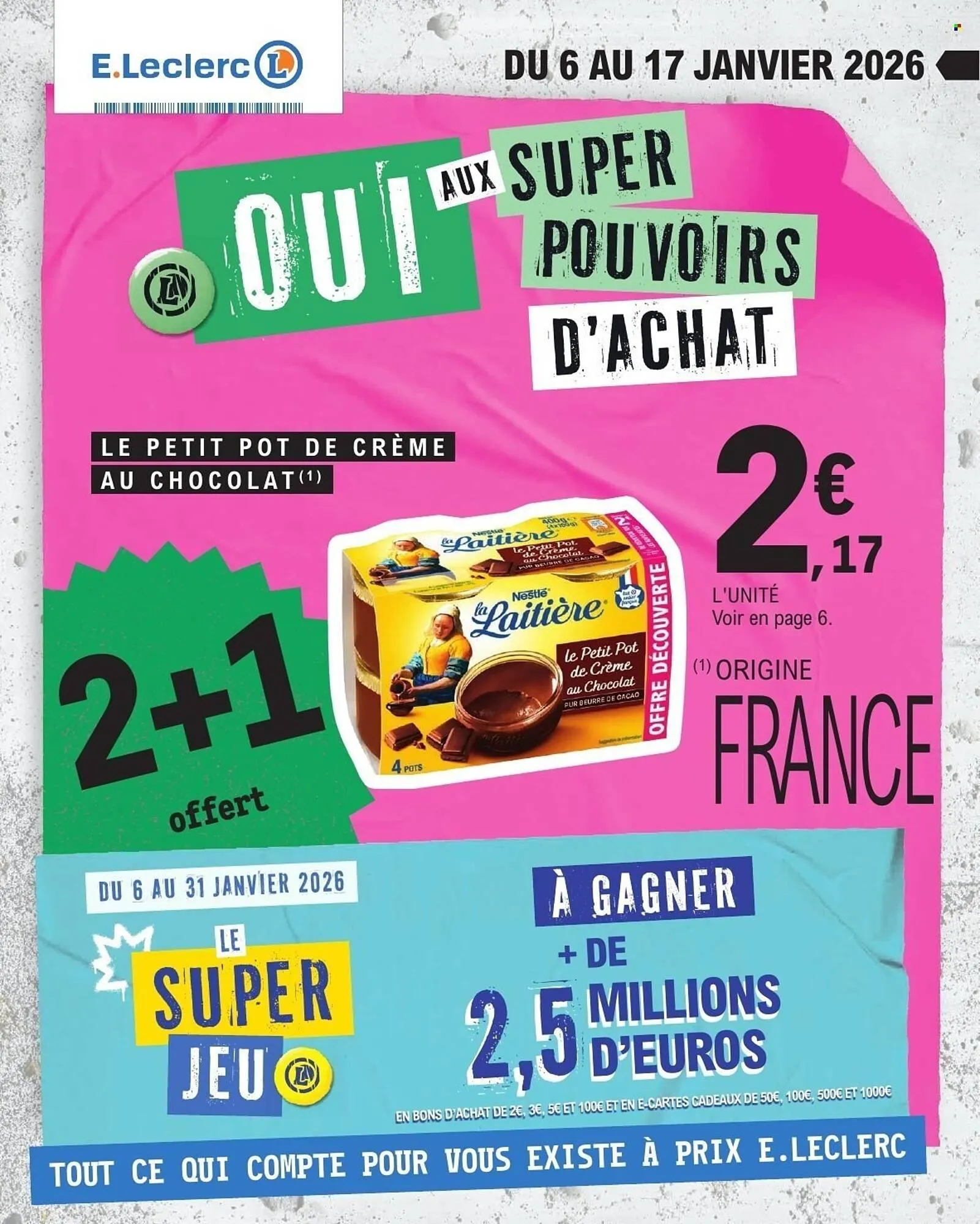 Catalogue E.Leclerc du 6 janvier au 17 janvier 2026 - Catalogue page 1