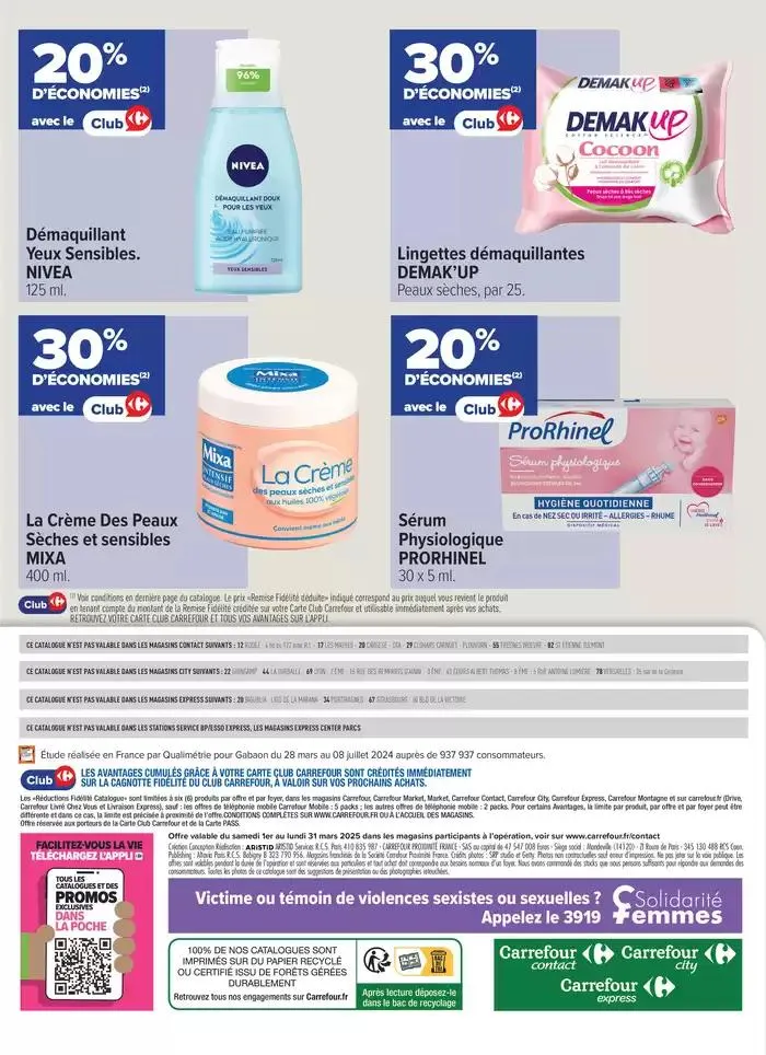 LA FIDÉLITÉ, CA PAYE SURTOUT EN PROMOS EN MARS... du 1 mars au 31 mars 2025 - Catalogue page 16