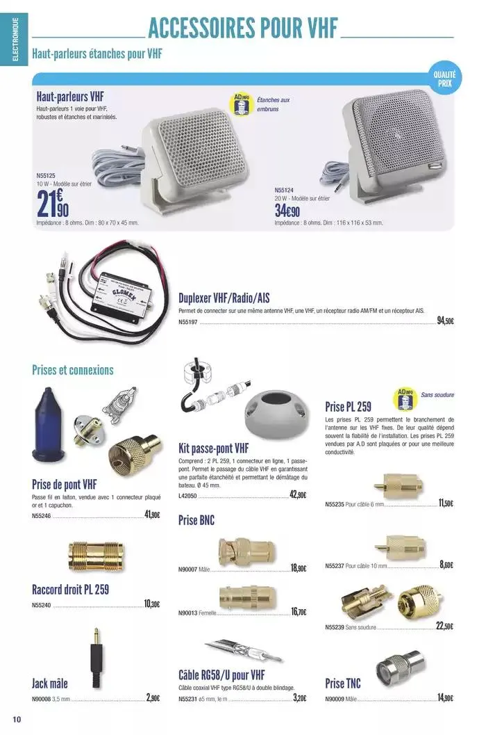 Catalogue Accastillage Diffusion 2025 du 1 janvier au 31 décembre 2025 - Catalogue page 12