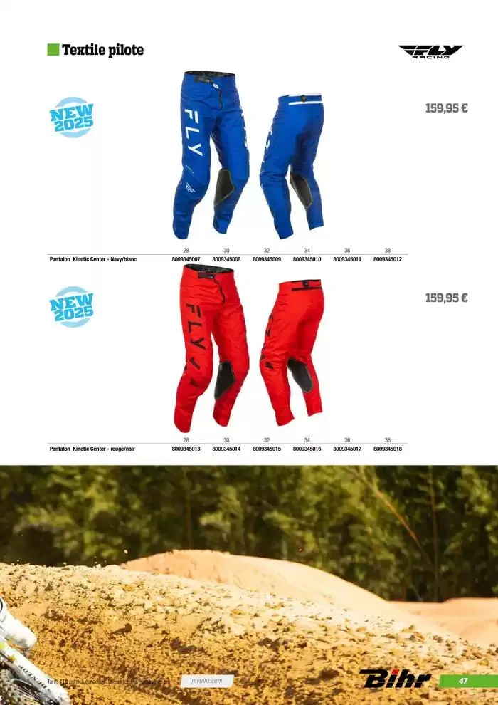 FLY RACING 2025 du 20 novembre au 31 août 2025 - Catalogue page 49