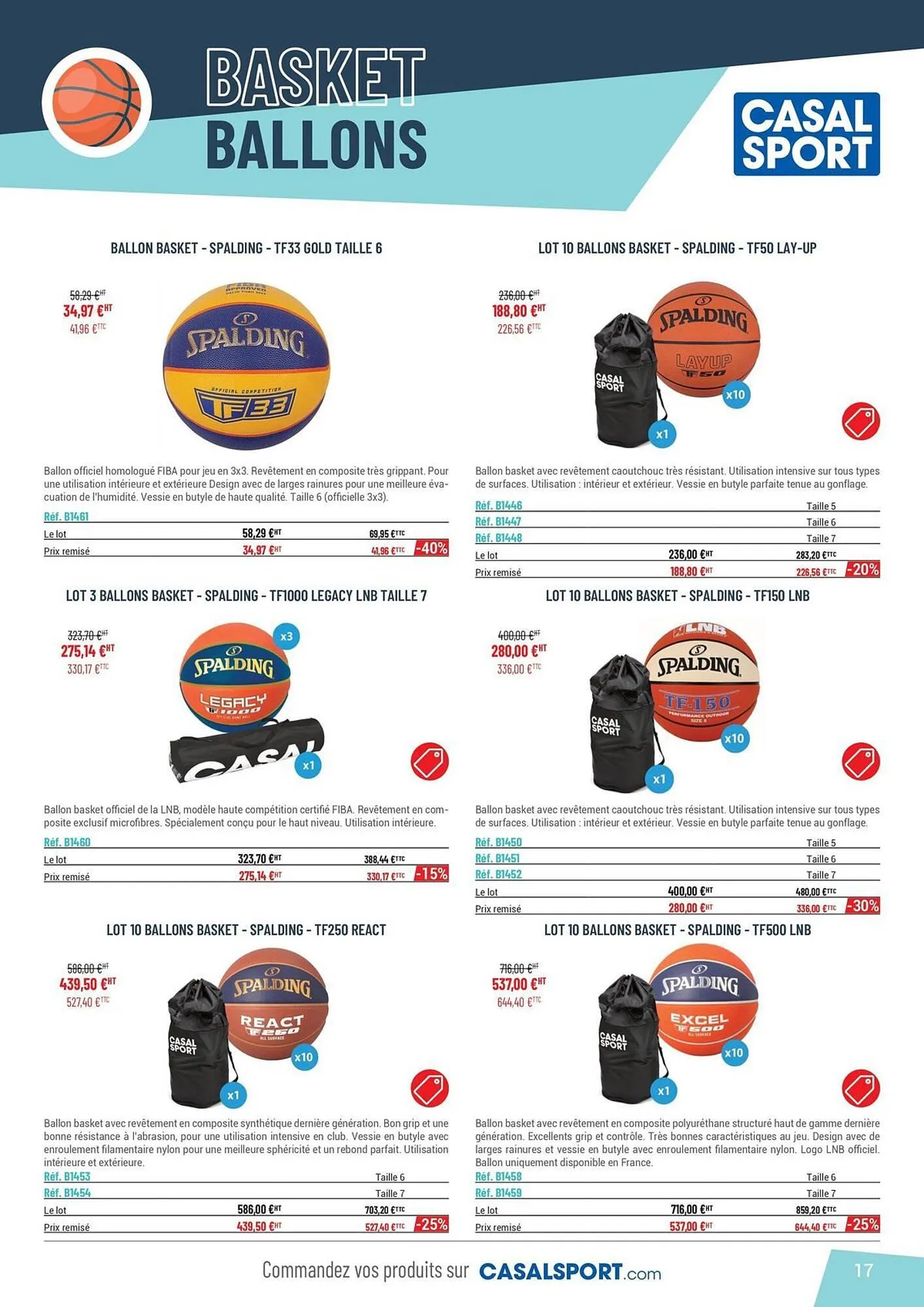 Catalogue Casal Sport du 30 avril au 31 décembre 2025 - Catalogue page 17
