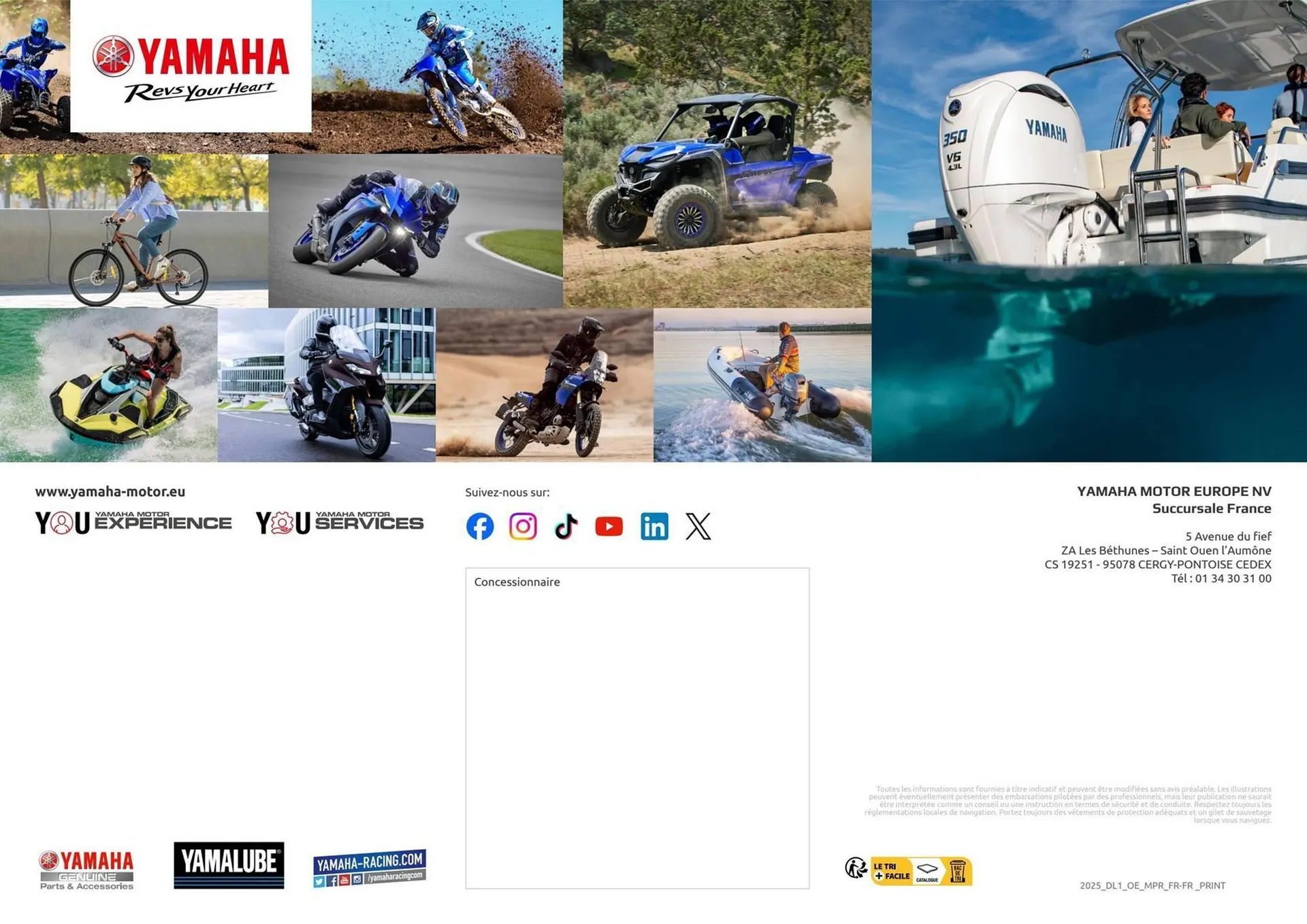 Yamaha Catalogue du 25 septembre au 30 juin 2026 - Catalogue page 13