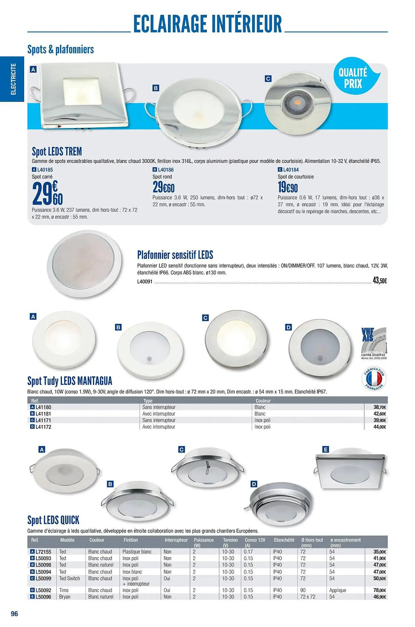 Catalogue Accastillage Diffusion du 1 mars au 31 décembre 2023 - Catalogue page 98