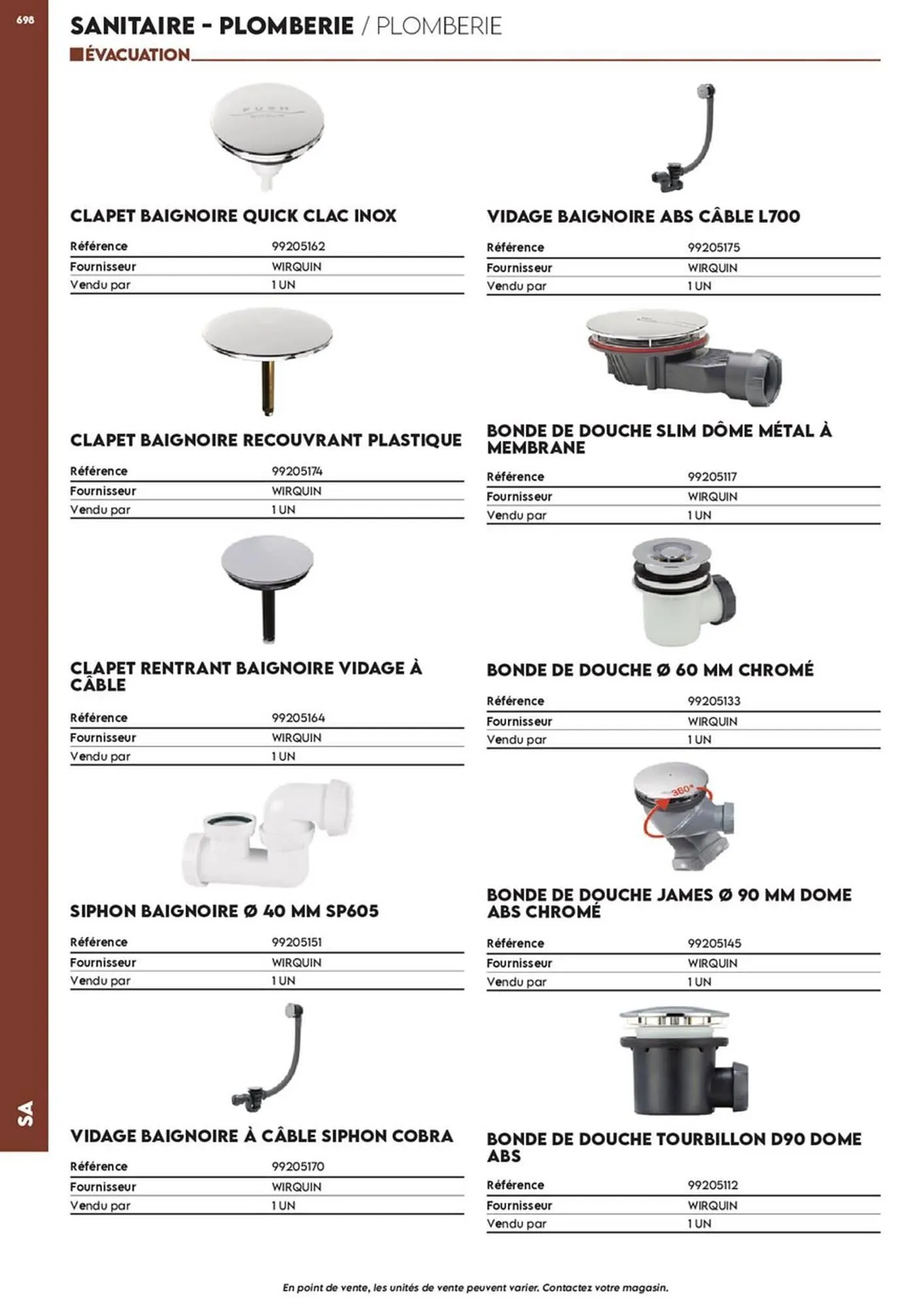 Catalogue Tout faire matériaux du 17 décembre au 30 décembre 2025 - Catalogue page 663