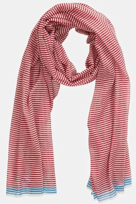 Écharpe, rayures, coton