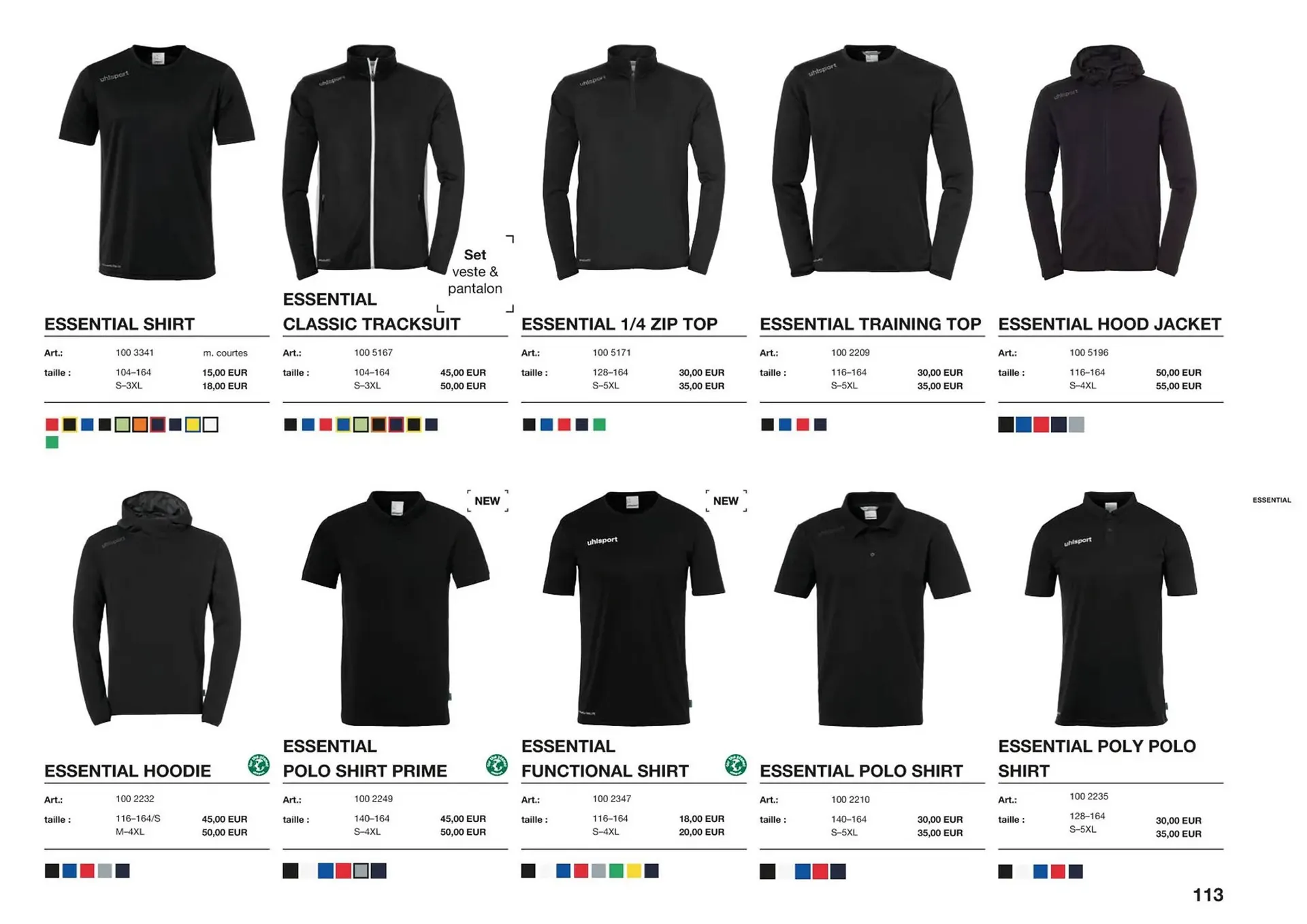 Catalogue Uhlsport du 1 mars au 31 décembre 2023 - Catalogue page 113