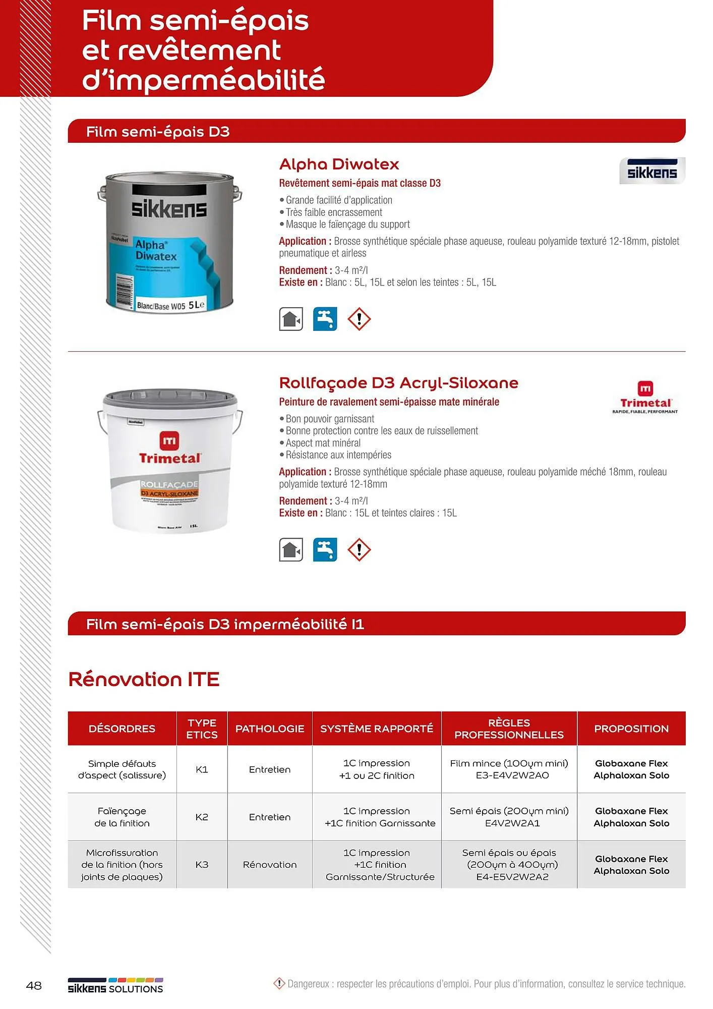 Catalogue Sikkens Solution du 8 janvier au 28 décembre 2025 - Catalogue page 48