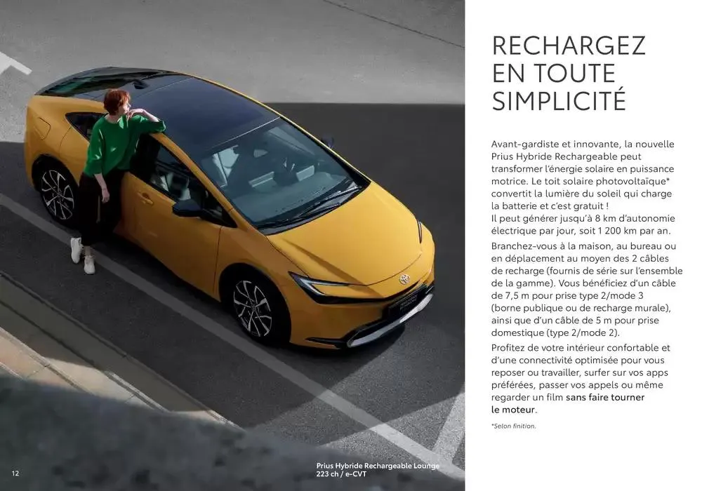 Toyota Prius Hybride Rechargeable du 17 décembre au 17 décembre 2025 - Catalogue page 12