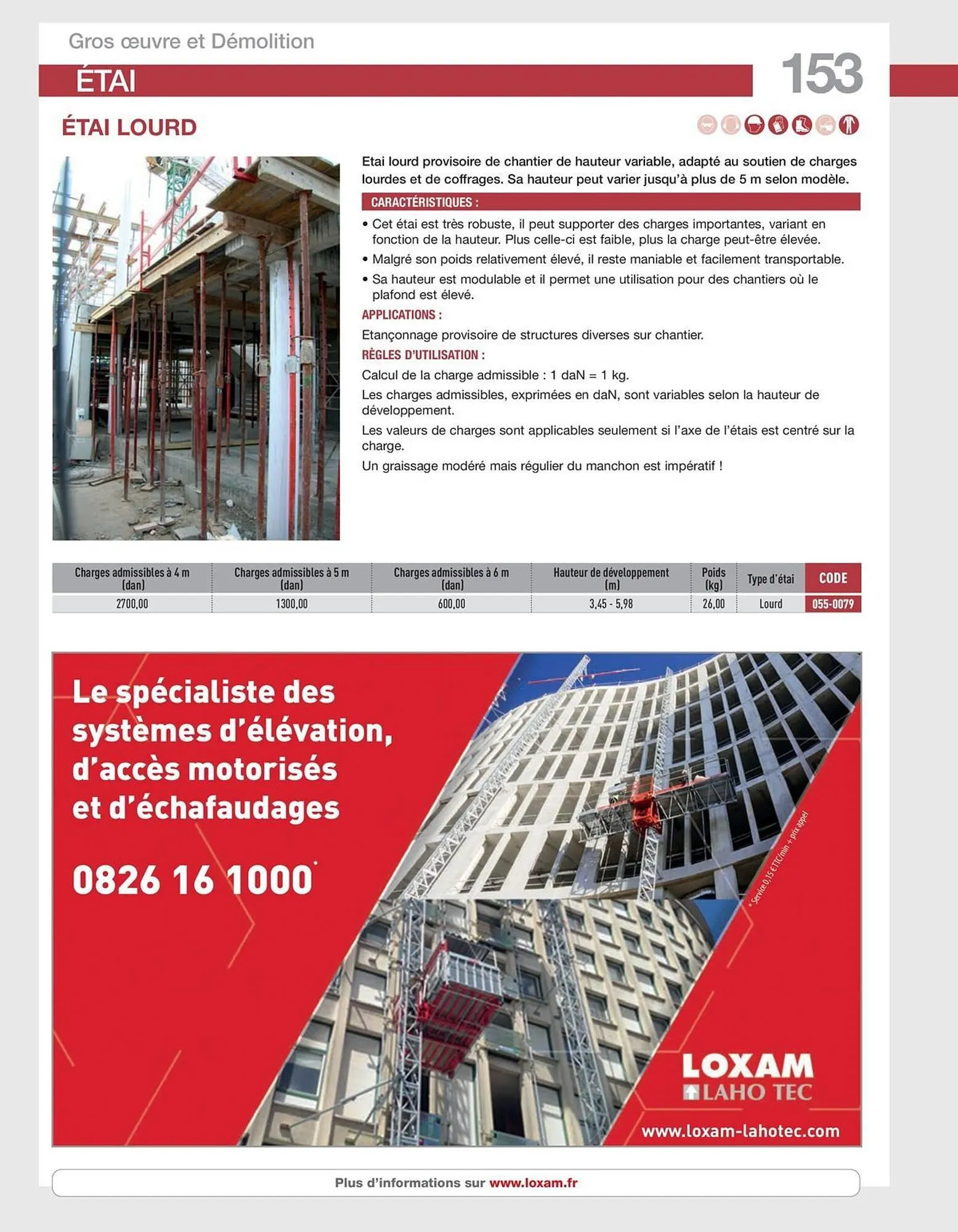 Catalogue Loxam du 10 avril au 31 décembre 2025 - Catalogue page 155