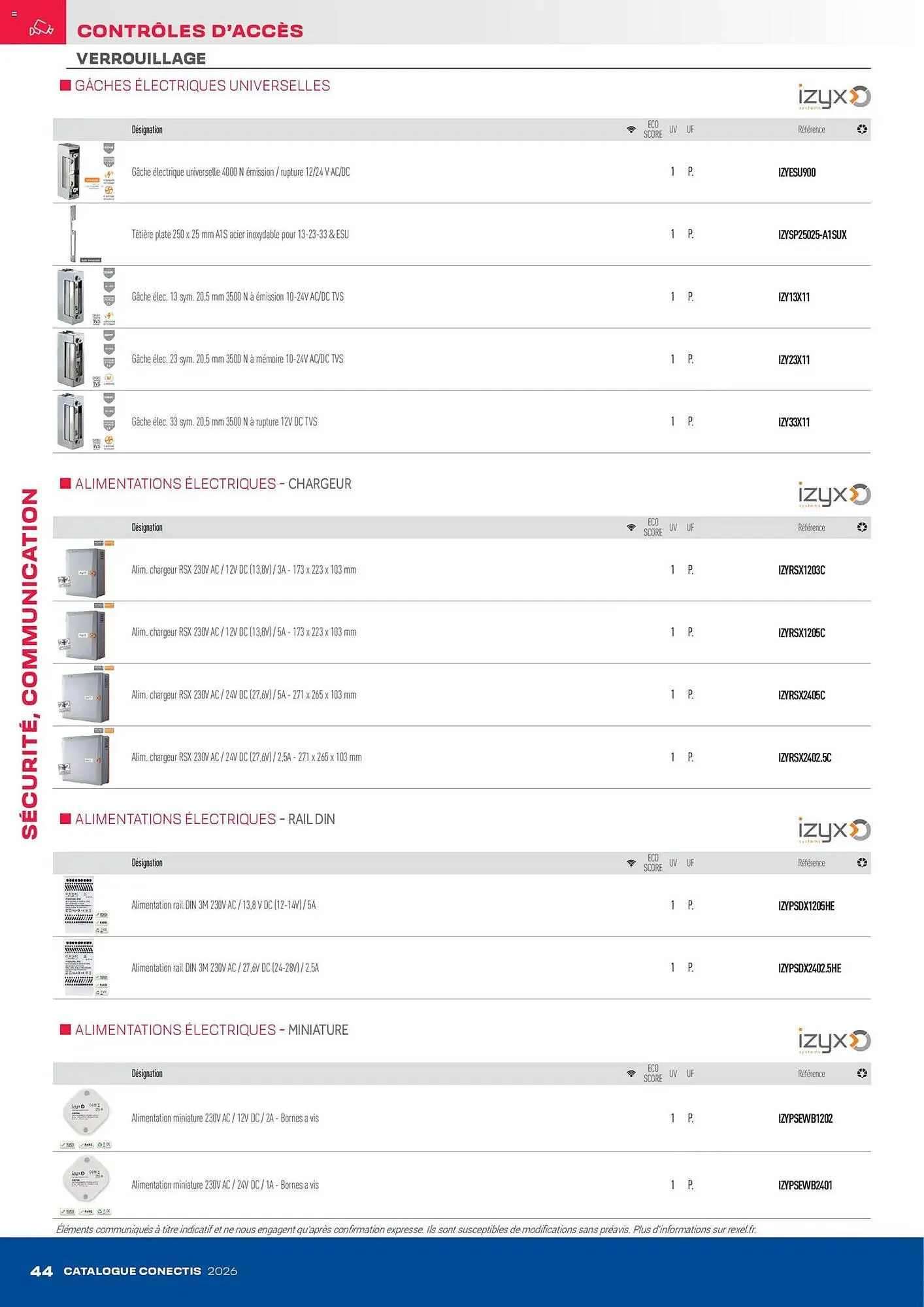 Catalogue Rexel du 10 avril au 31 décembre 2026 - Catalogue page 44