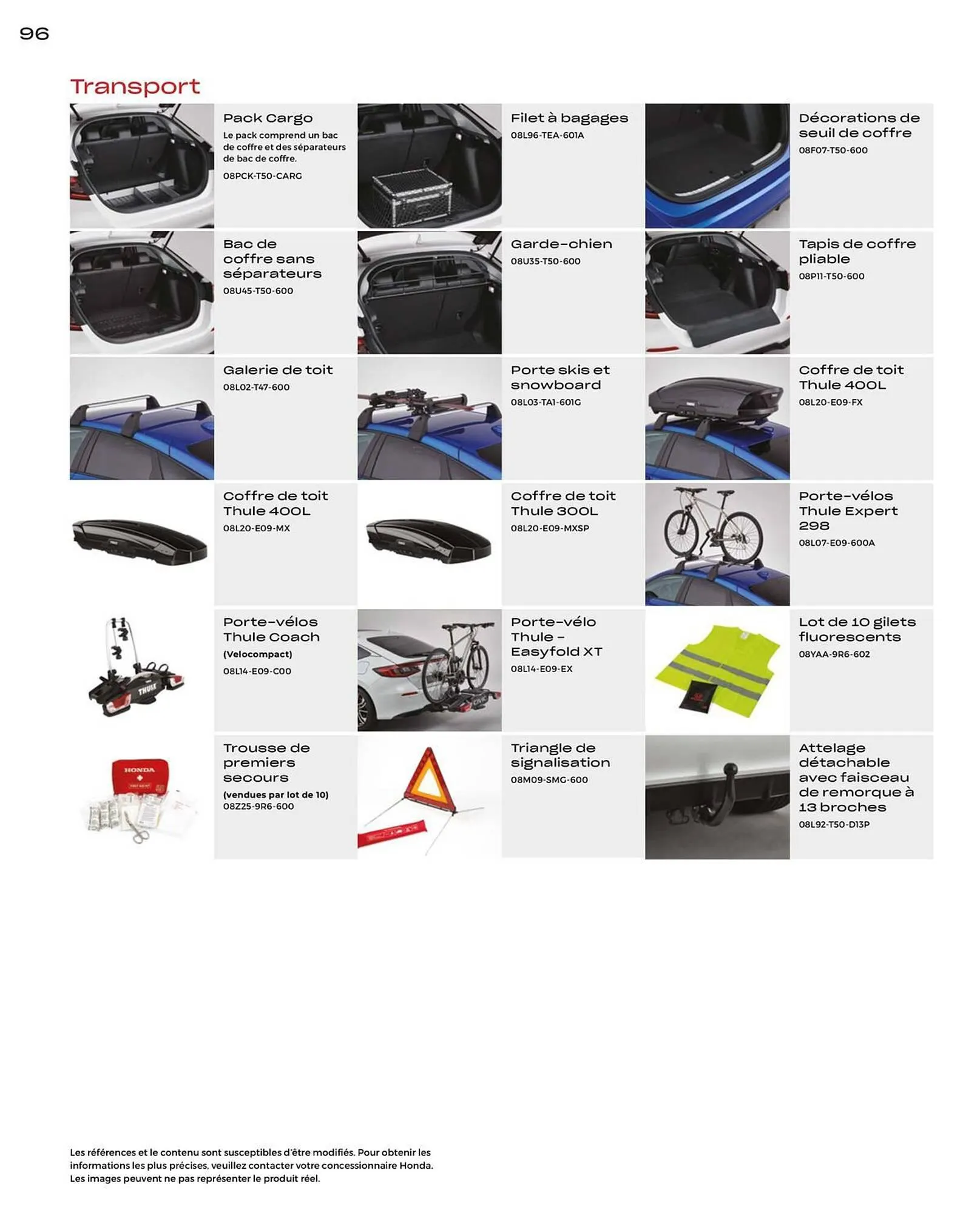 Catalogue Honda Civic Hybrid du 20 décembre au 30 juin 2024 - Catalogue page 96