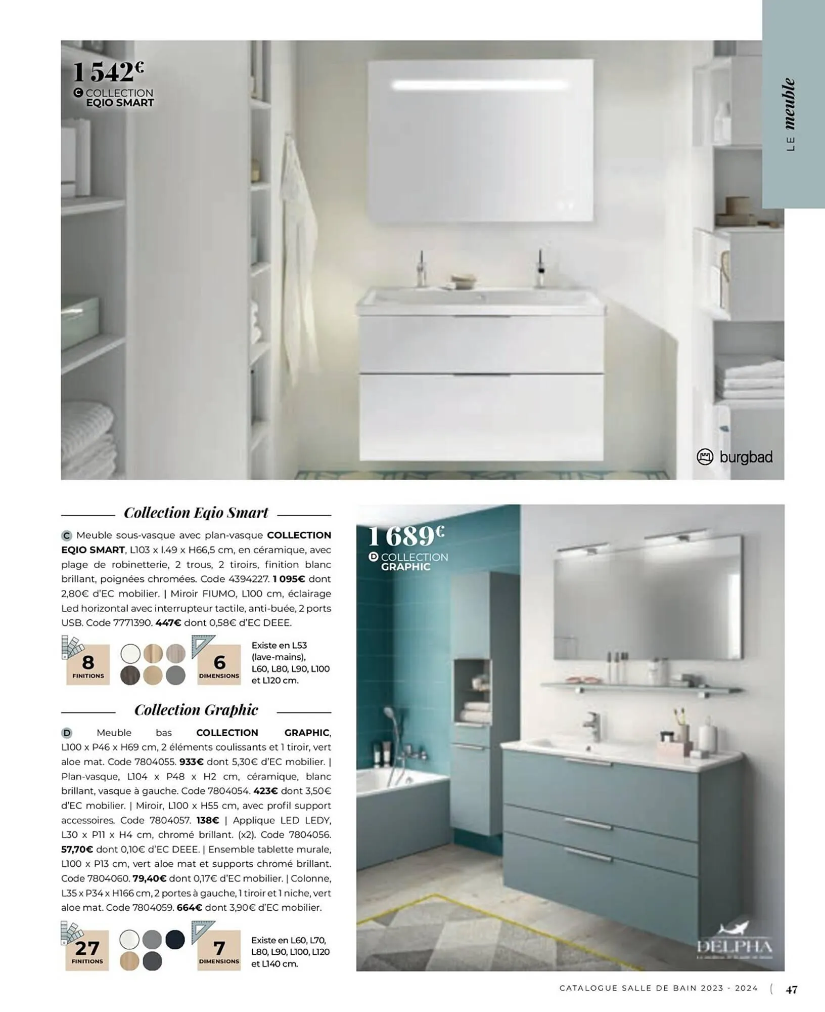 Catalogue Cedeo du 6 juillet au 31 décembre 2023 - Catalogue page 47