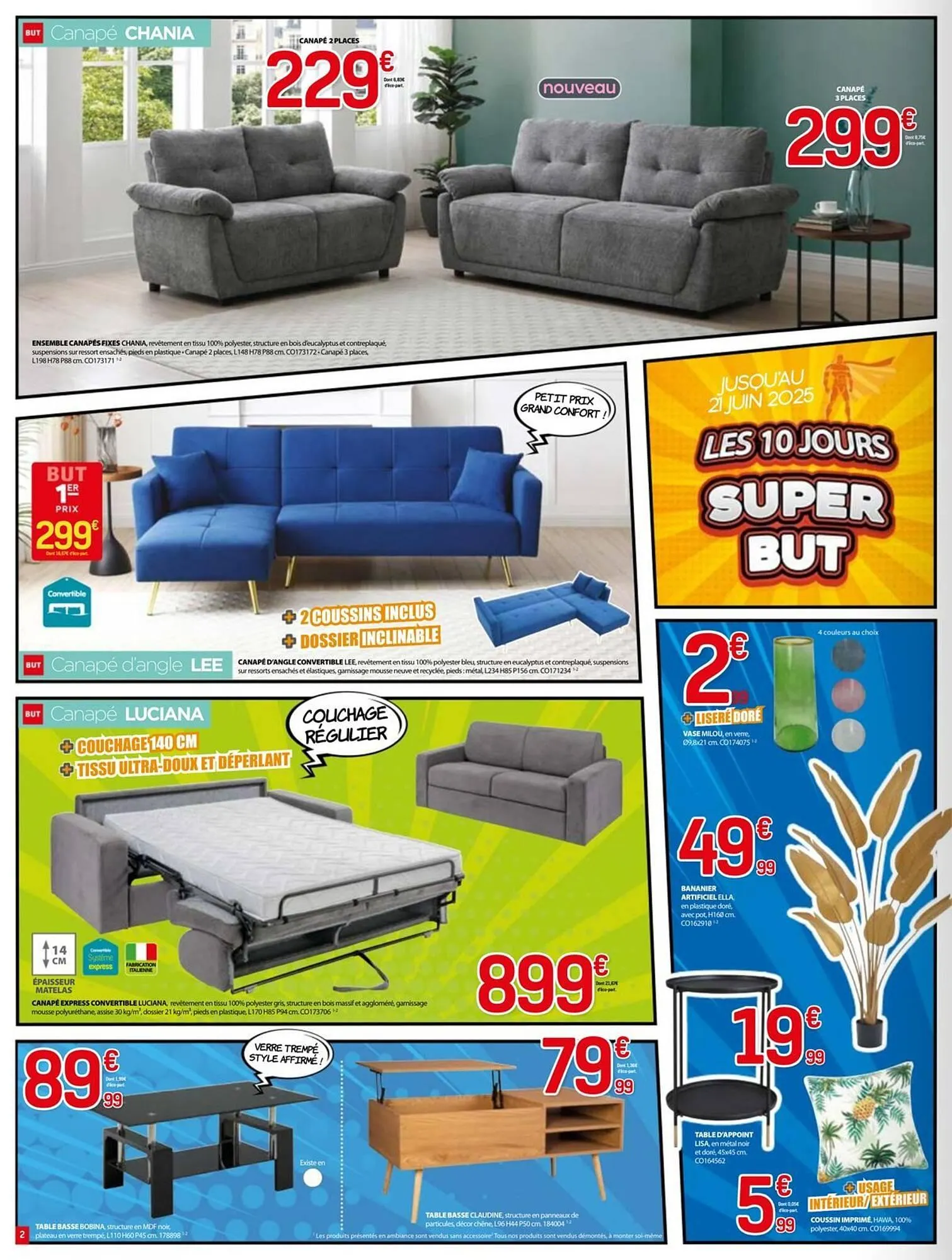 Catalogue BUT du 18 juin au 21 juin 2025 - Catalogue page 2