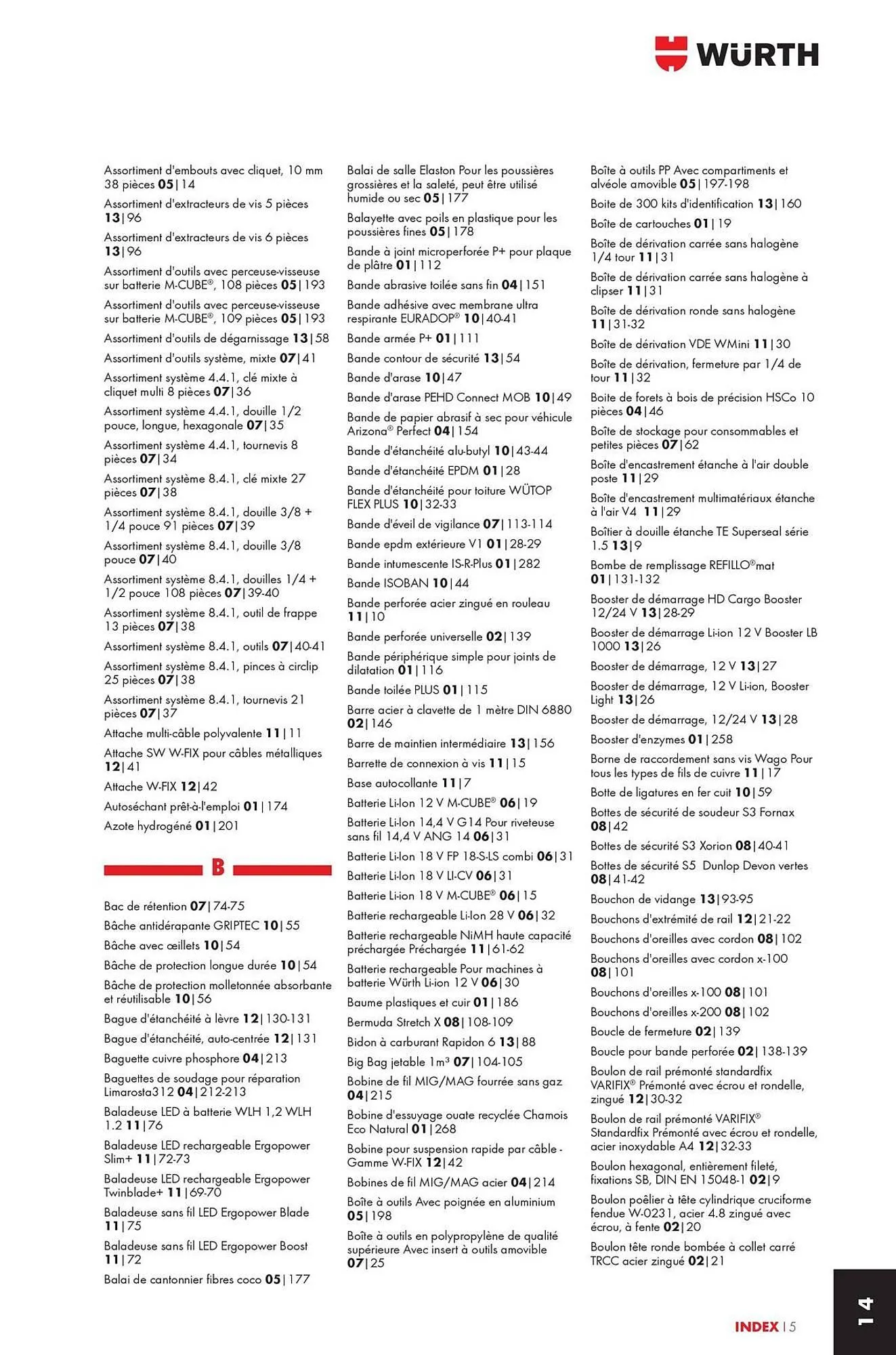 Catalogue Würth du 12 mai au 31 décembre 2025 - Catalogue page 1841