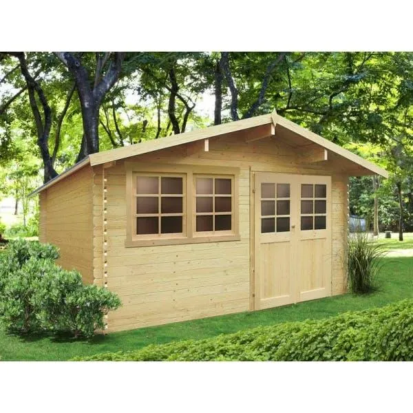 Solid Abri De Jardin Niort Bois 28mm 10.82m²
