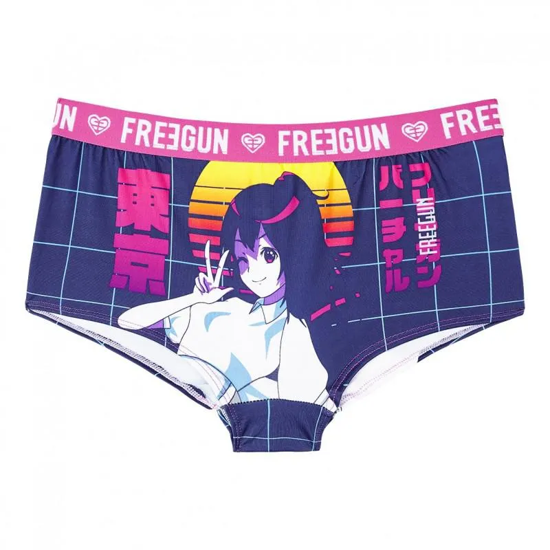 Shorty fille Freegun Manga Neon Sun