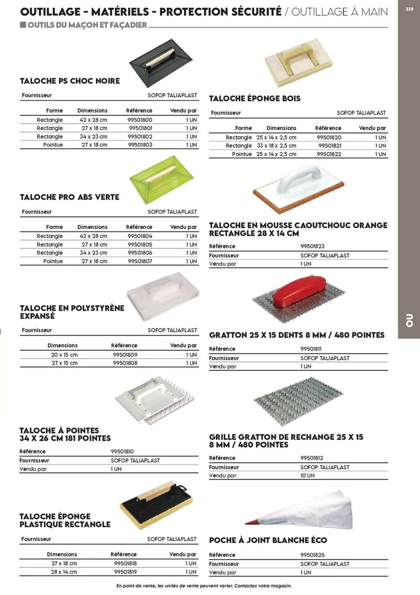 Catalogue Tout faire matériaux du 17 décembre au 30 décembre 2025 - Catalogue page 265