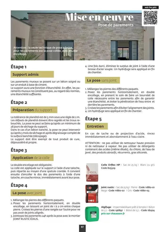 Aménagez votre extérieur SAISON 2025 du 1 janvier au 31 décembre 2025 - Catalogue page 99