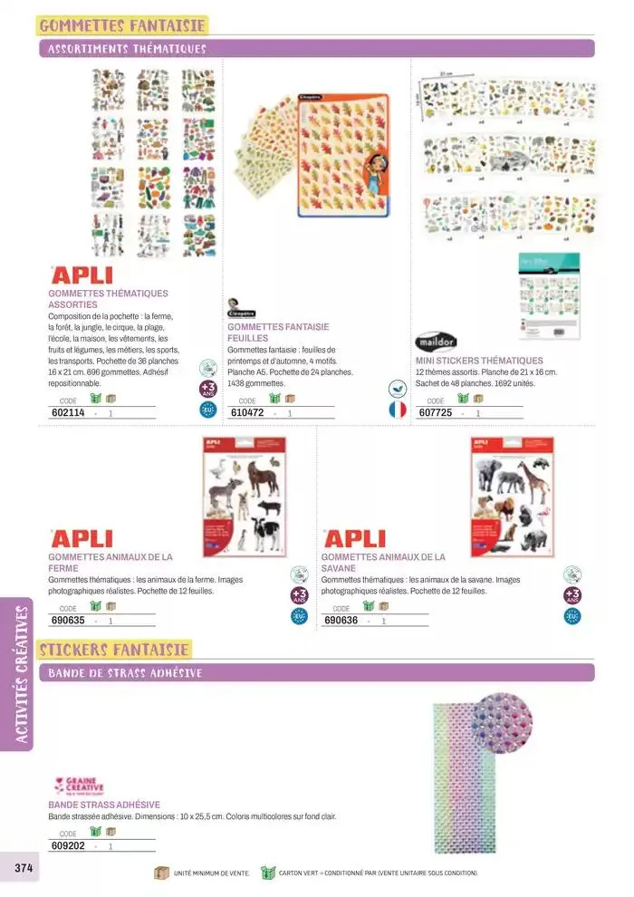 Nos Catalogues Thématiques du 1 janvier au 31 décembre 2025 - Catalogue page 376