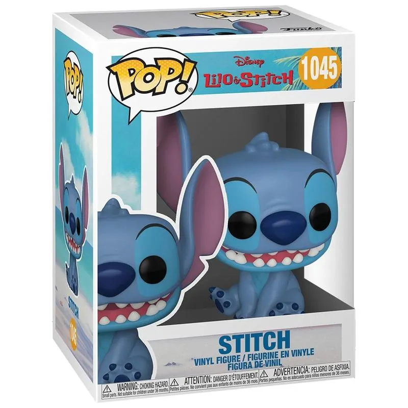 Funko POP! Figurine 1045 Disney Stitch Souriant et Assis