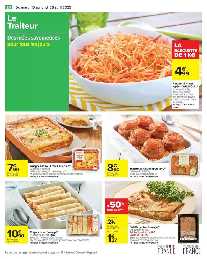 CRÊPES PARTY du 15 avril au 28 avril 2025 - Catalogue page 26