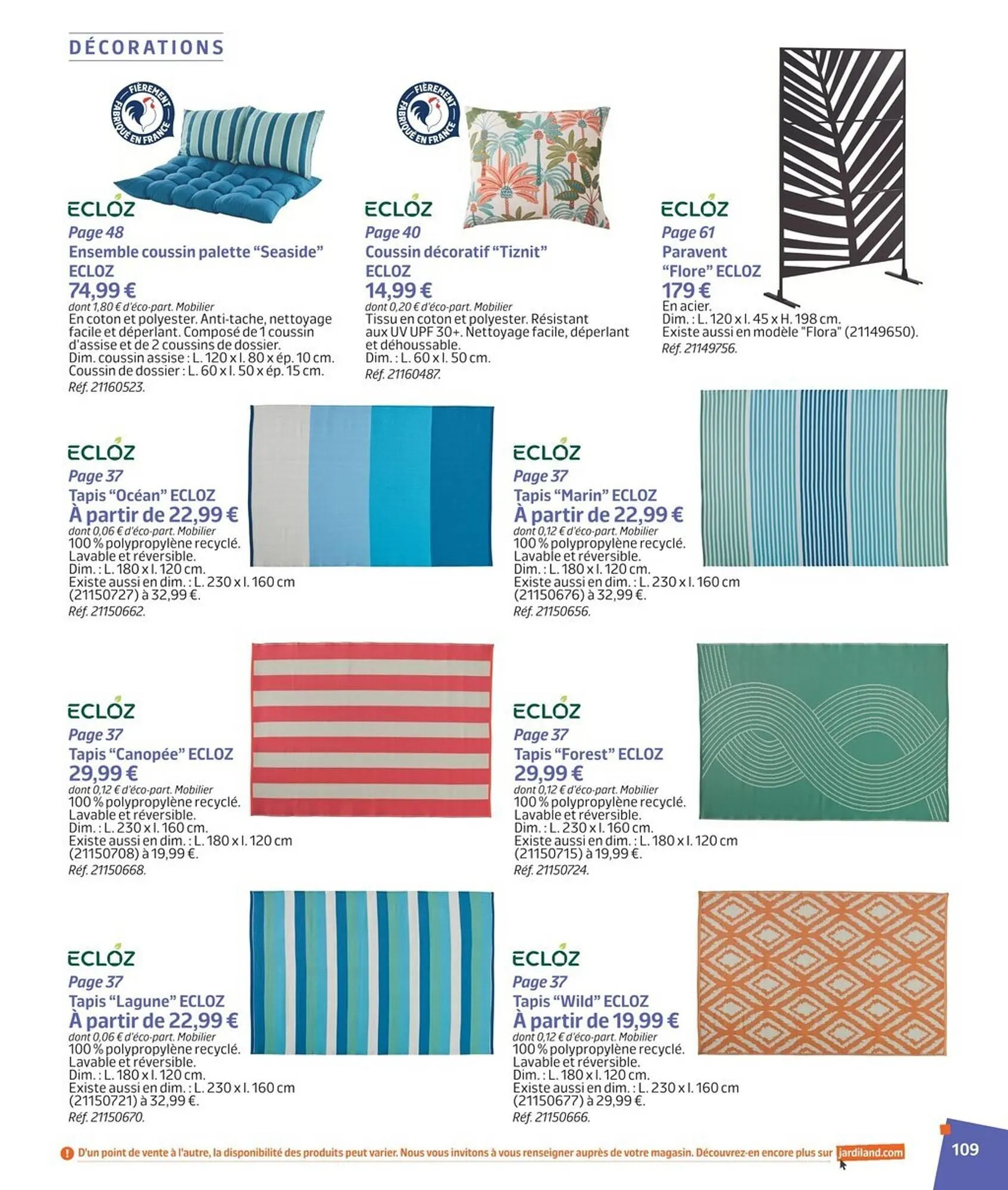 Catalogue Jardiland du 2 mars au 23 juin 2026 - Catalogue page 109