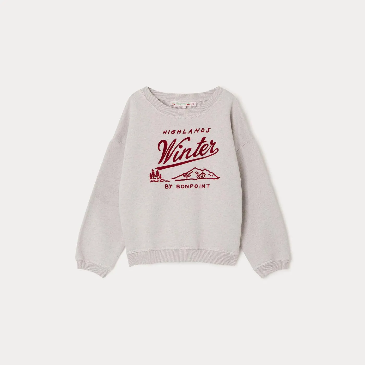 Sweatshirt Tayla mauve grise