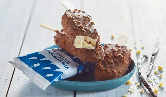 4 bâtonnets vanille-macadamia