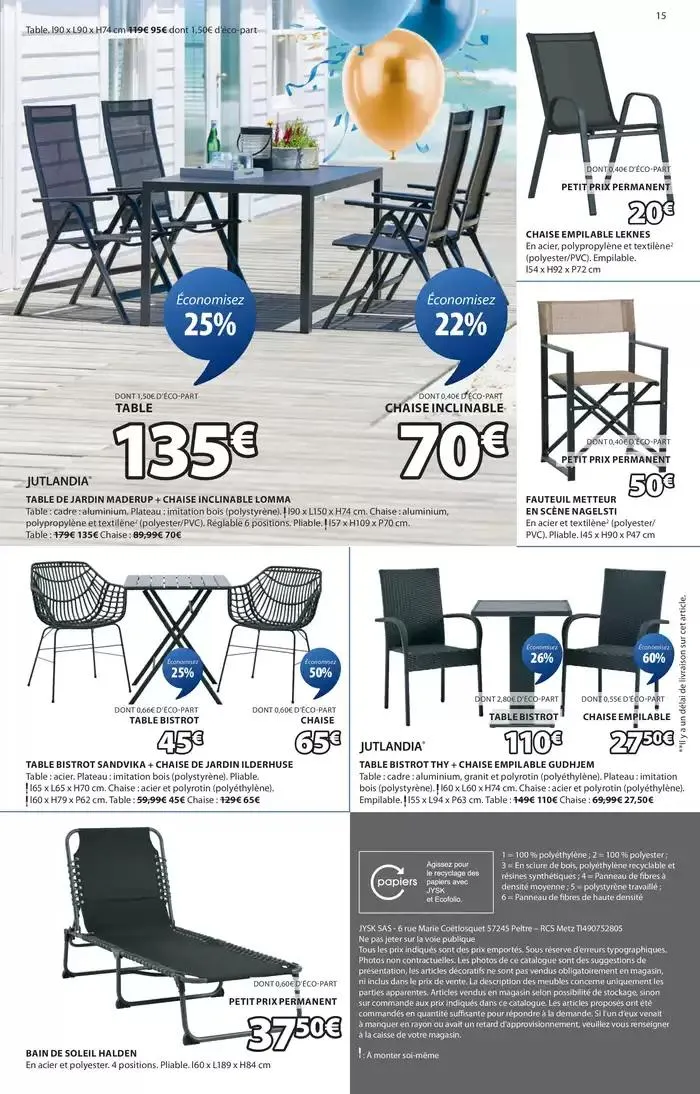 Offres exceptionnelles du 25 mars au 12 mai 2025 - Catalogue page 15