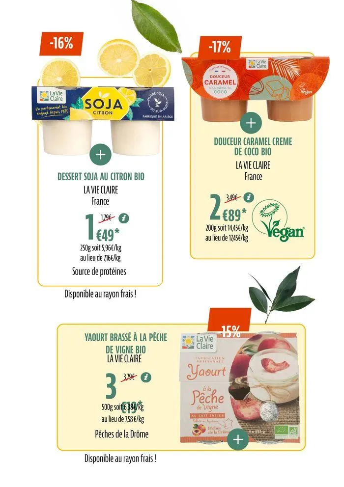 Tutes Nos Promos Bio Pour Un Ete Savoureux du 28 juin au 7 juillet 2024 - Catalogue page 21
