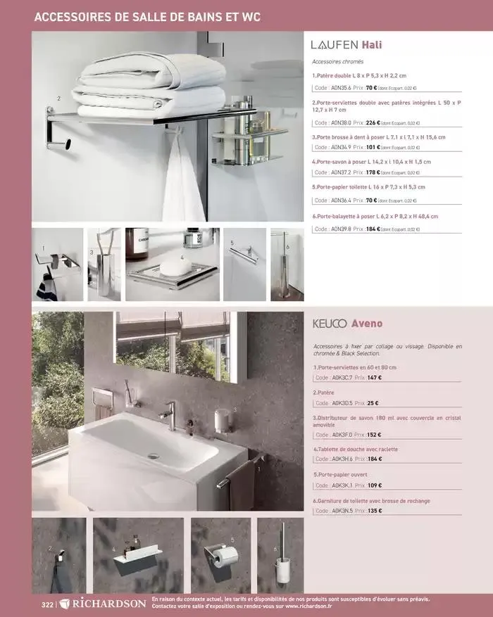 SALLE DE DE BAINS ET CARRELAGE 2025 du 11 avril au 31 décembre 2025 - Catalogue page 324