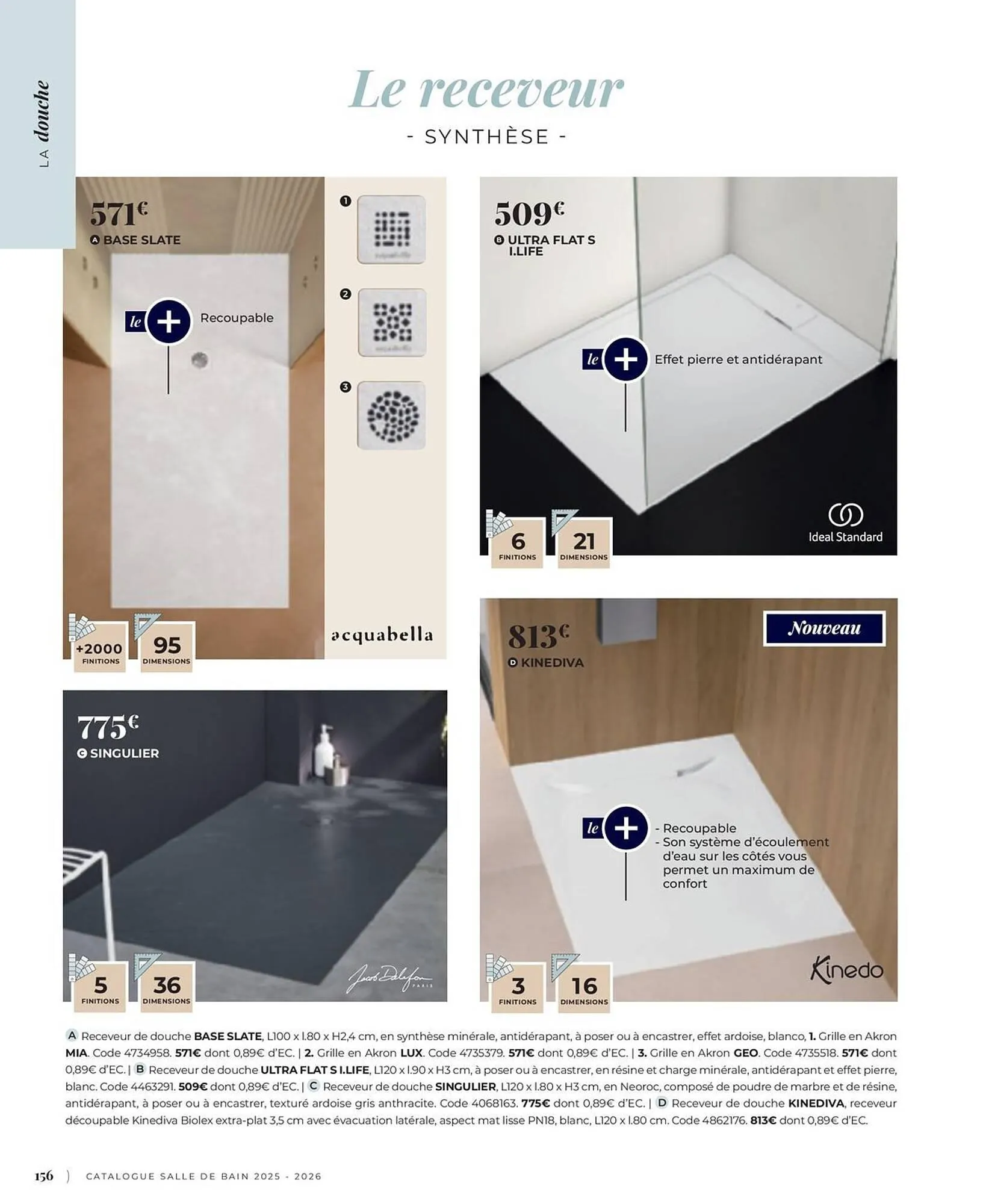 Catalogue Cedeo du 3 juin au 31 décembre 2025 - Catalogue page 156