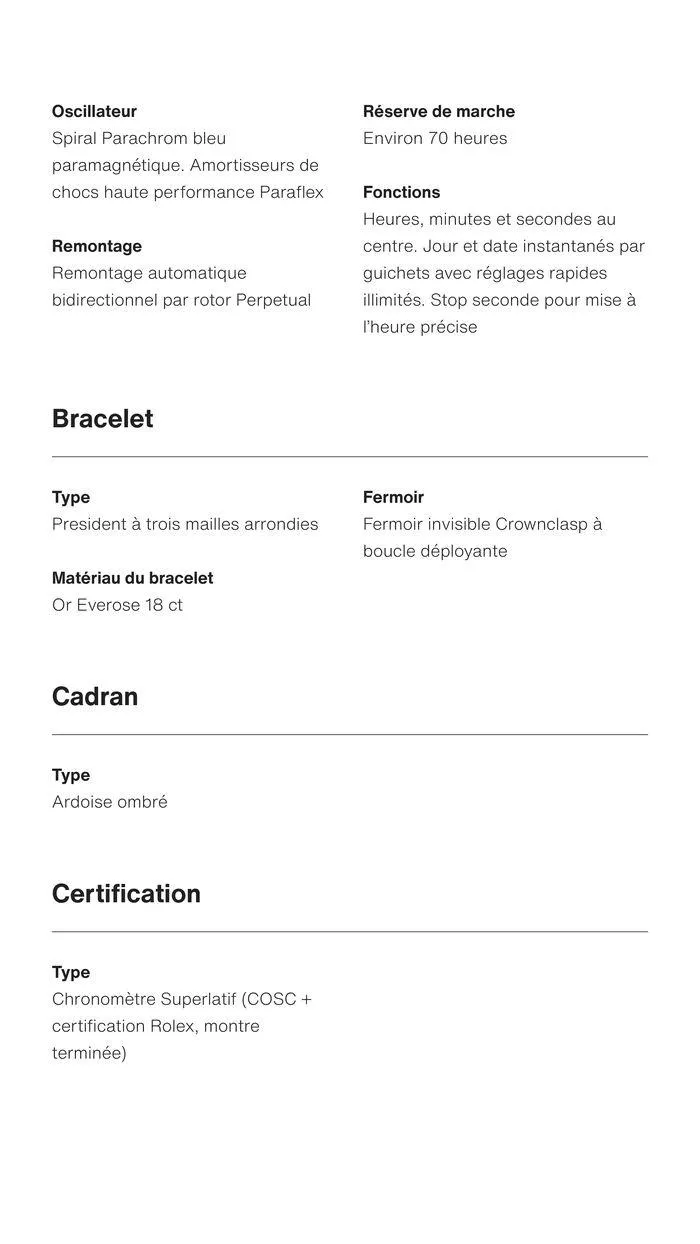 Rolex Day Date du 24 septembre au 23 septembre 2025 - Catalogue page 11