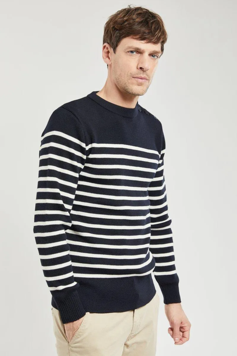 Pull marin rayé "Paimpol" - laine