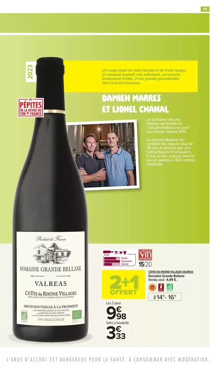 FOIRE AUX VINS, LE GUIDE DES BONS PLANS du 11 mars au 23 mars 2025 - Catalogue page 11