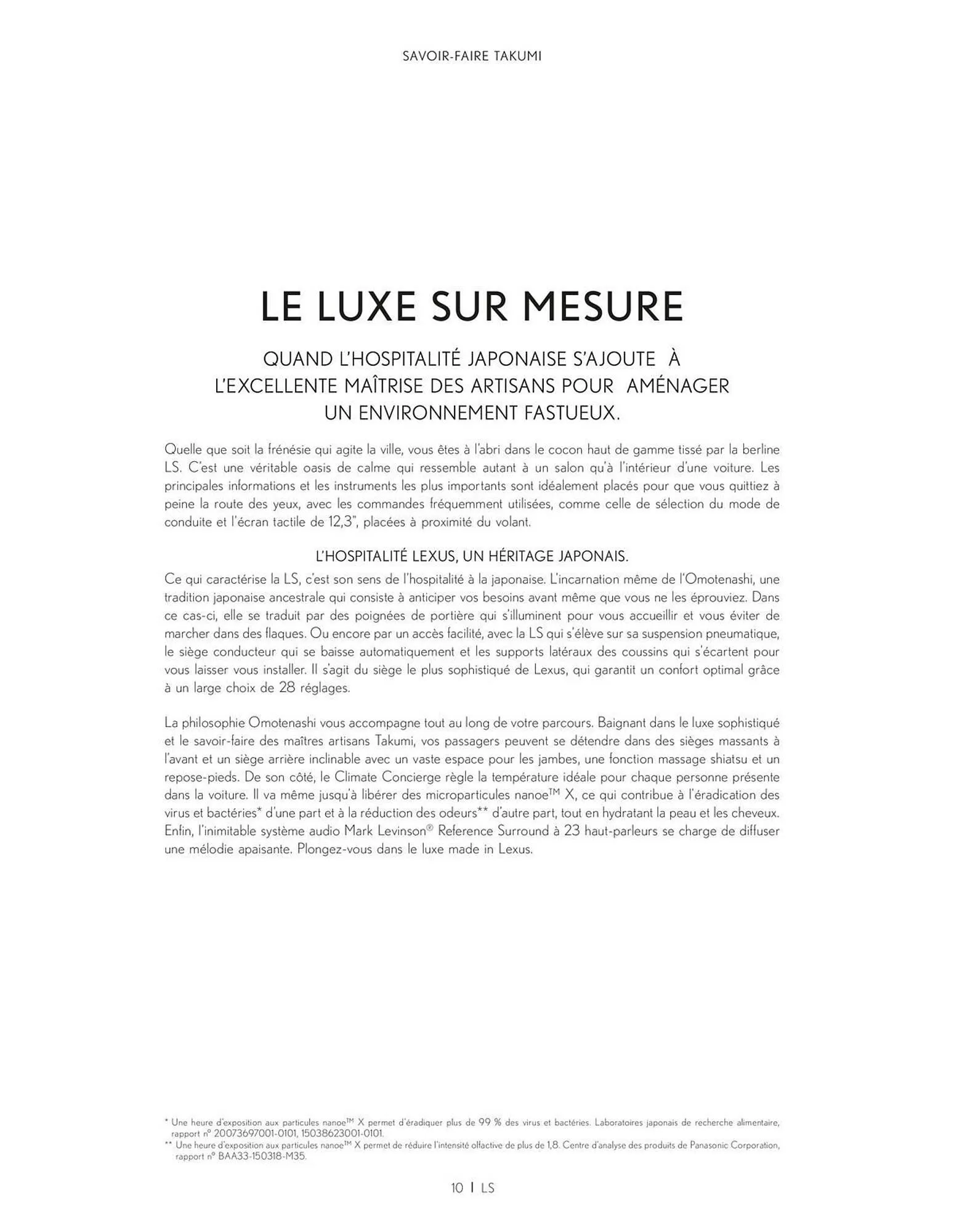 Catalogue Lexus du 27 mars au 27 mars 2026 - Catalogue page 10