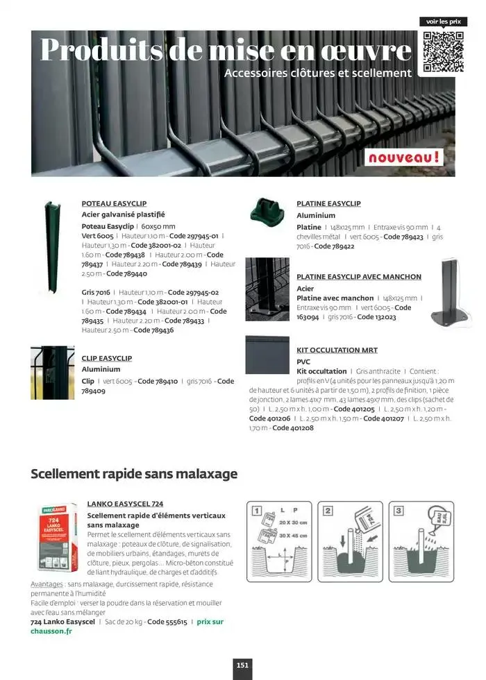 Aménagez votre extérieur SAISON 2025 du 1 janvier au 31 décembre 2025 - Catalogue page 153