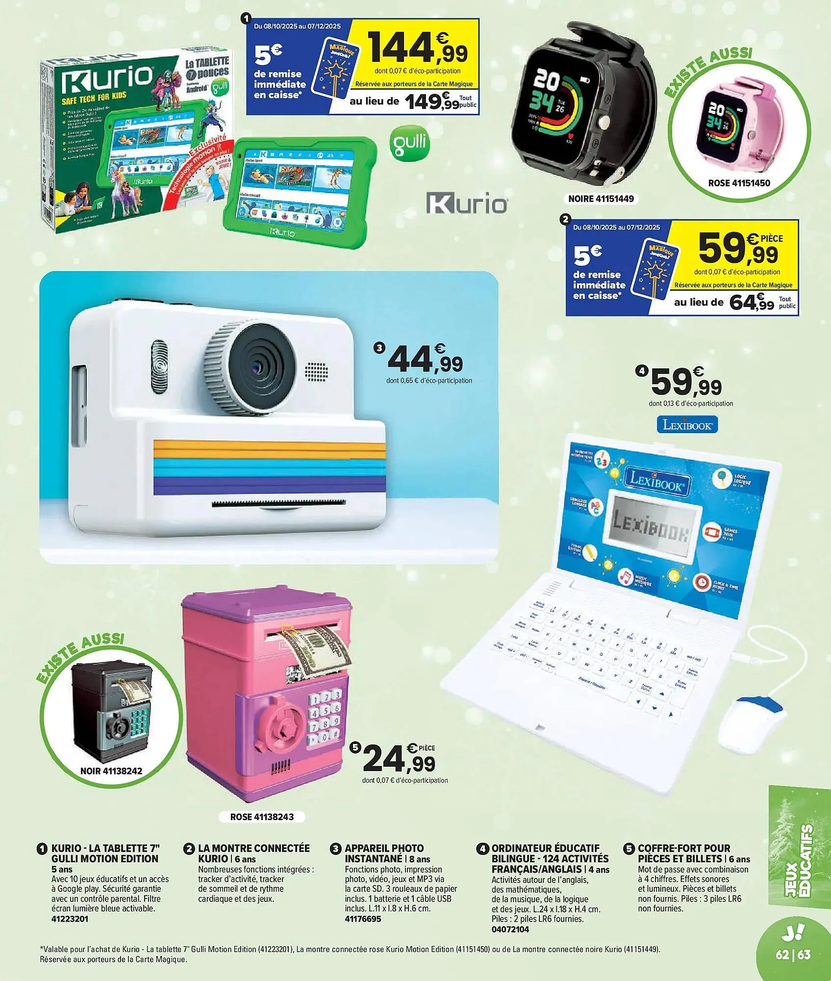 Catalogue JouéClub du 7 octobre au 7 décembre 2025 - Catalogue page 63