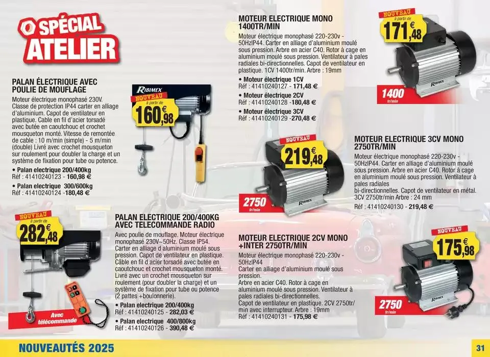 Spécial nouveautés 2025 du 25 février au 31 mai 2025 - Catalogue page 31