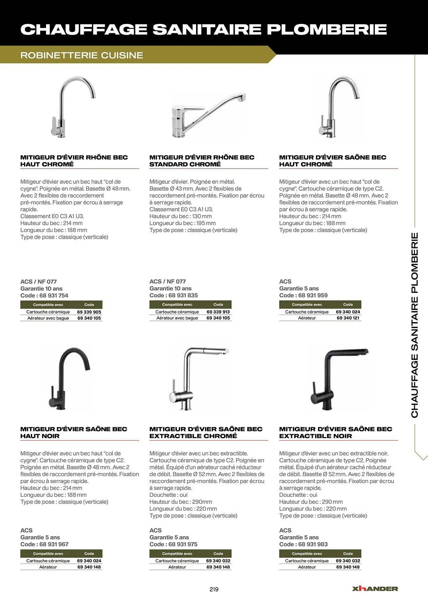 Catalogue Prolians du 2 septembre au 31 décembre 2025 - Catalogue page 219